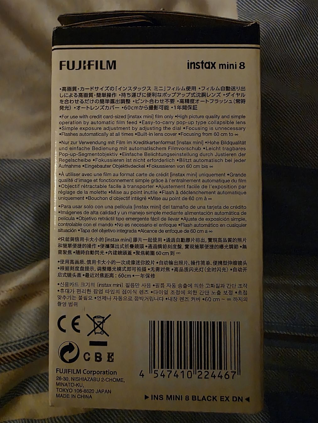 Fujifilm Kamera: Fujifilm instax mini 8 – Neu und originalverpackt aus Roggwil BE von val_cqv7 2