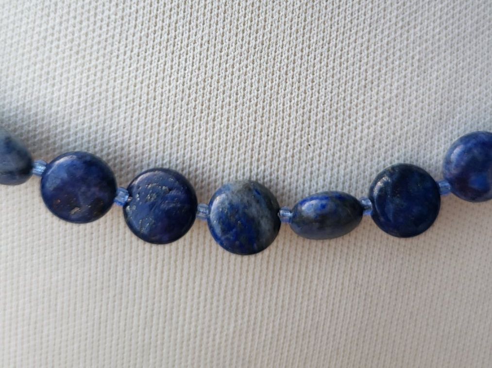 Catenine: Collier lazurite &saphir – Nuovo e nell'imballaggio originale da Fribourg venduto da VictoriaShop7 4