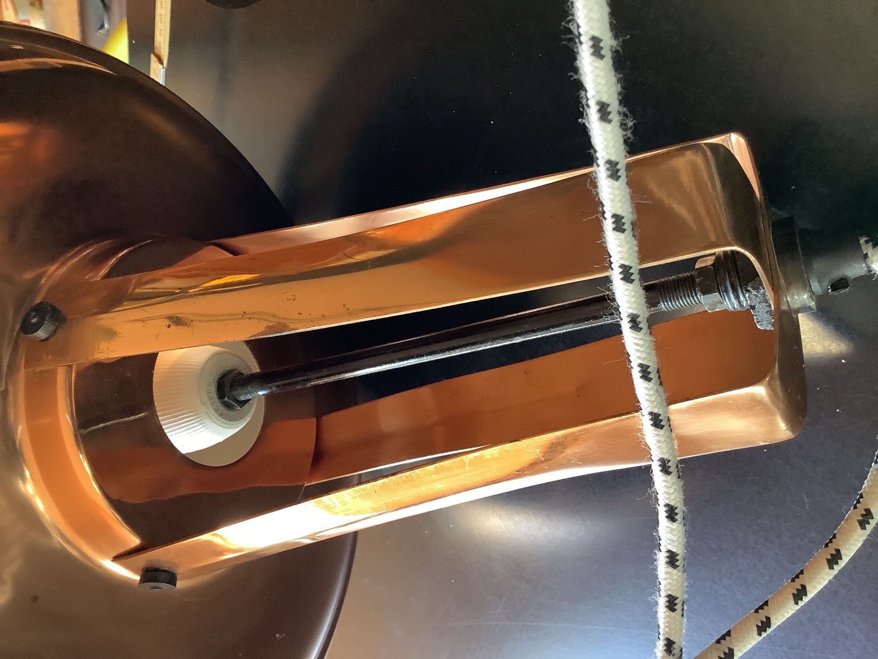 Lampadari & plafoniere: Lampe Suspension en cuivre – Usato da Marly venduto da cigarecrabe 5