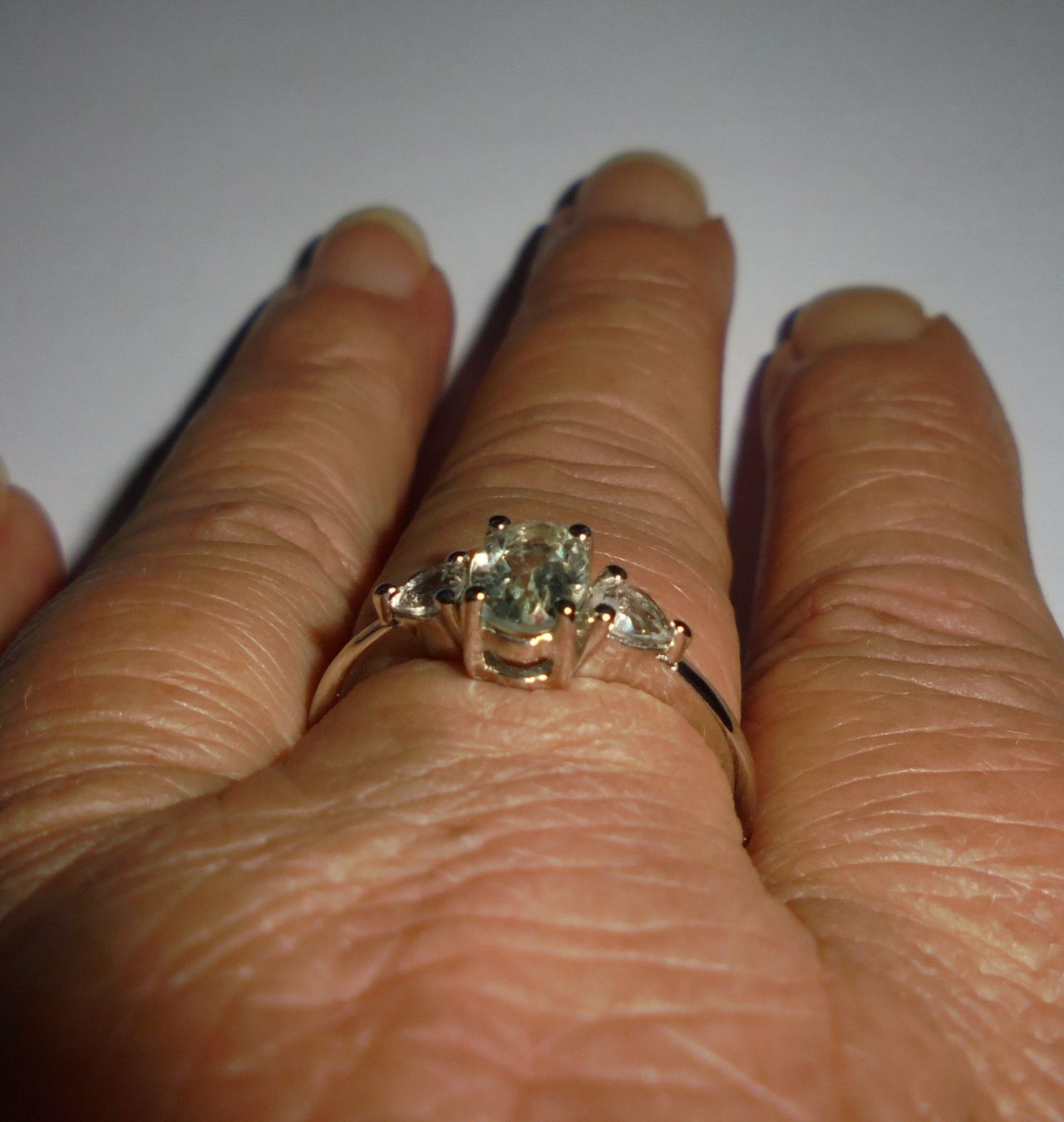 Ringe: Echtschmuck: Silberring Grüner Amethyst 18/56 – Neu (gemäss Beschreibung) aus Zuchwil von maumauchi 6