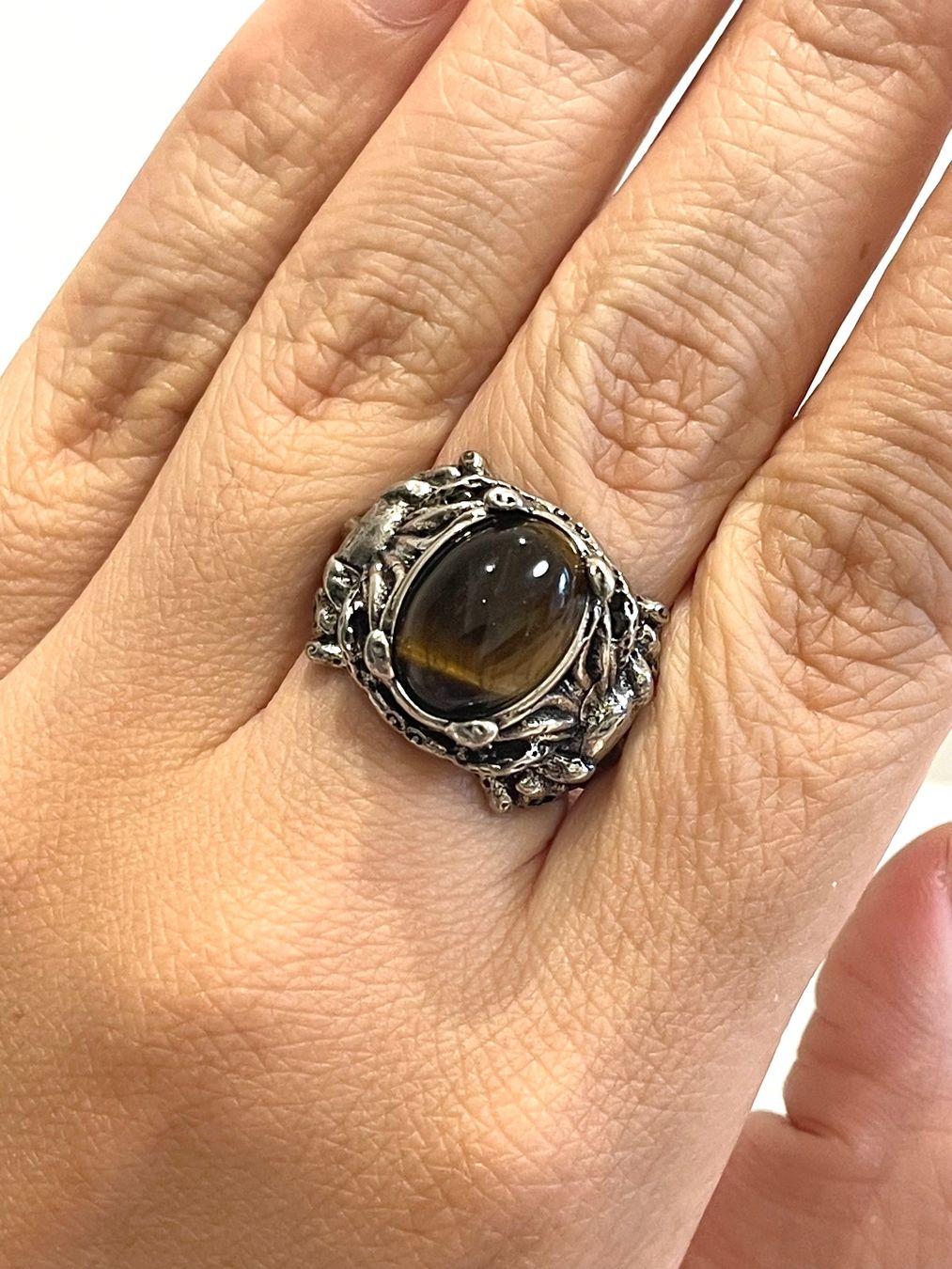 Ringe: Tigerauge-Ring im Vintage-Stil – Neu und originalverpackt aus Schiers von sisikristall 3