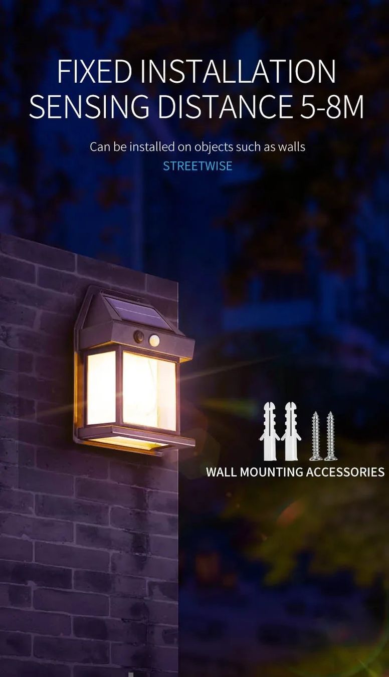 Lampade: NEU Solar Wandleuchte Sensor / Lampe murale solaire – Nuovo e nell'imballaggio originale da Isérables venduto da Wishlist 7