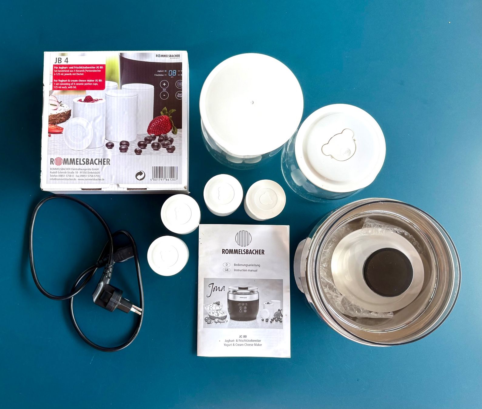 Rommelsbacher Elettrodomestici da cucina: Joghurt- / Frischkäse Zubereiter – Usato da Frick venduto da Beanie