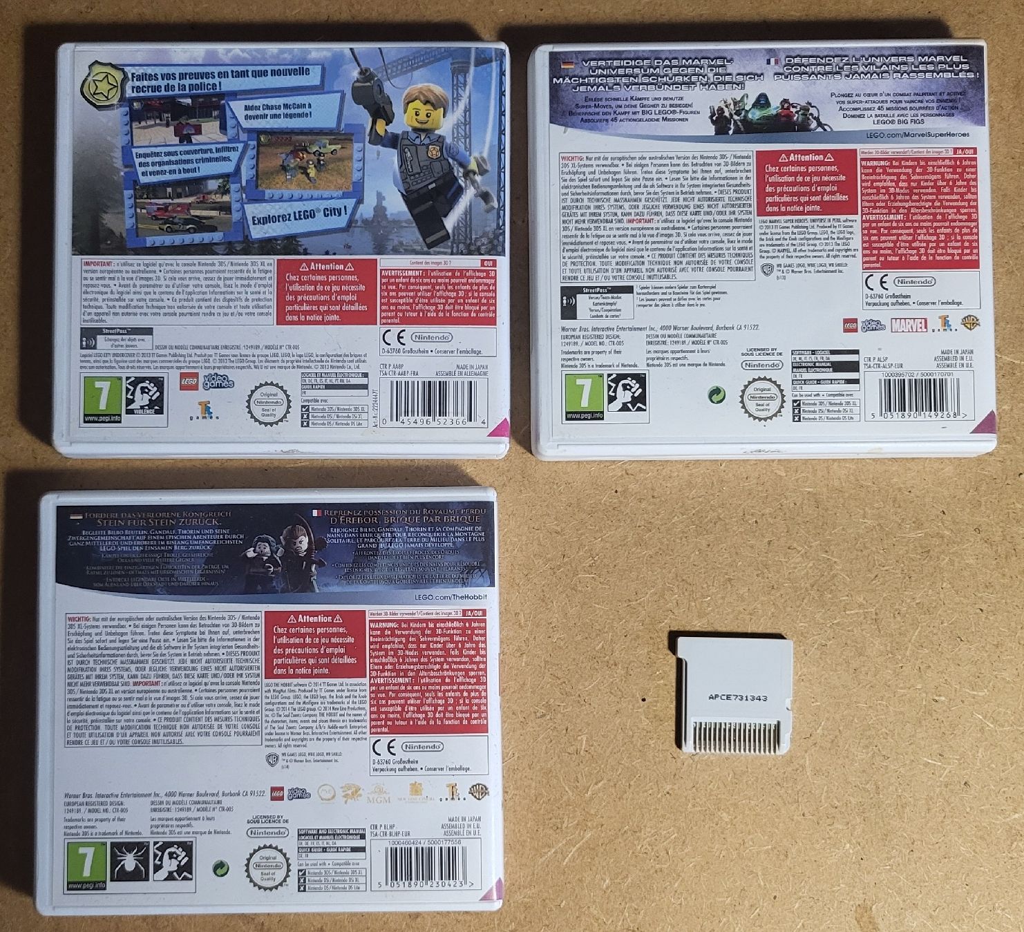 Lego Giochi: 4 jeux Nintendo 3DS Lego  – Usato da Montet (Glâne) venduto da KOADA 1