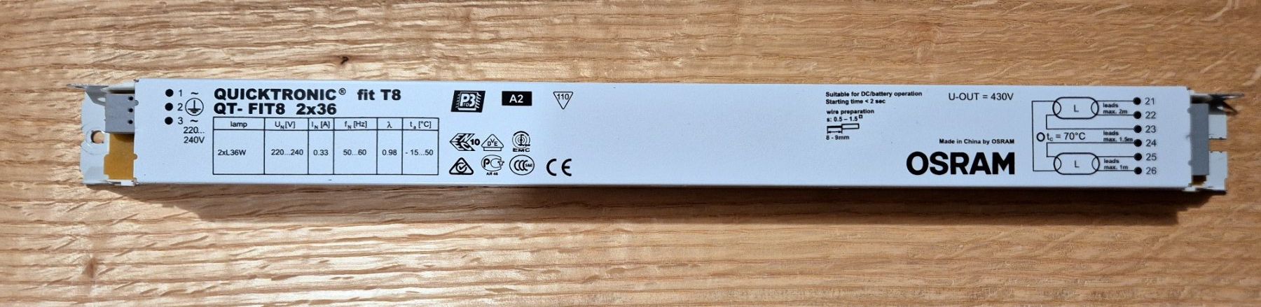 Osram Componenti elettronici: EVG für zwei Leuchten – Usato da Steinhausen venduto da joseph-sen