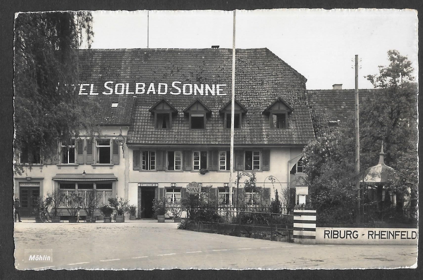 Cartoline postali: Möhlin Hotel Solbad Sonne – Usato da Olten venduto da clotaldi