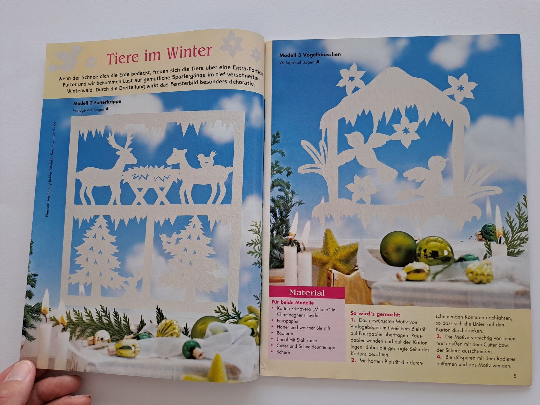 Zeitschriften & Magazine: creative-Idee Sonderheft Fensterbilder Scherenschnitte – Neu (gemäss Beschreibung) aus Glashütten von Schwebefisch 2