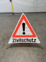 Zivilschutz Signalisation - Triopan - Warndrei - Top Zustand