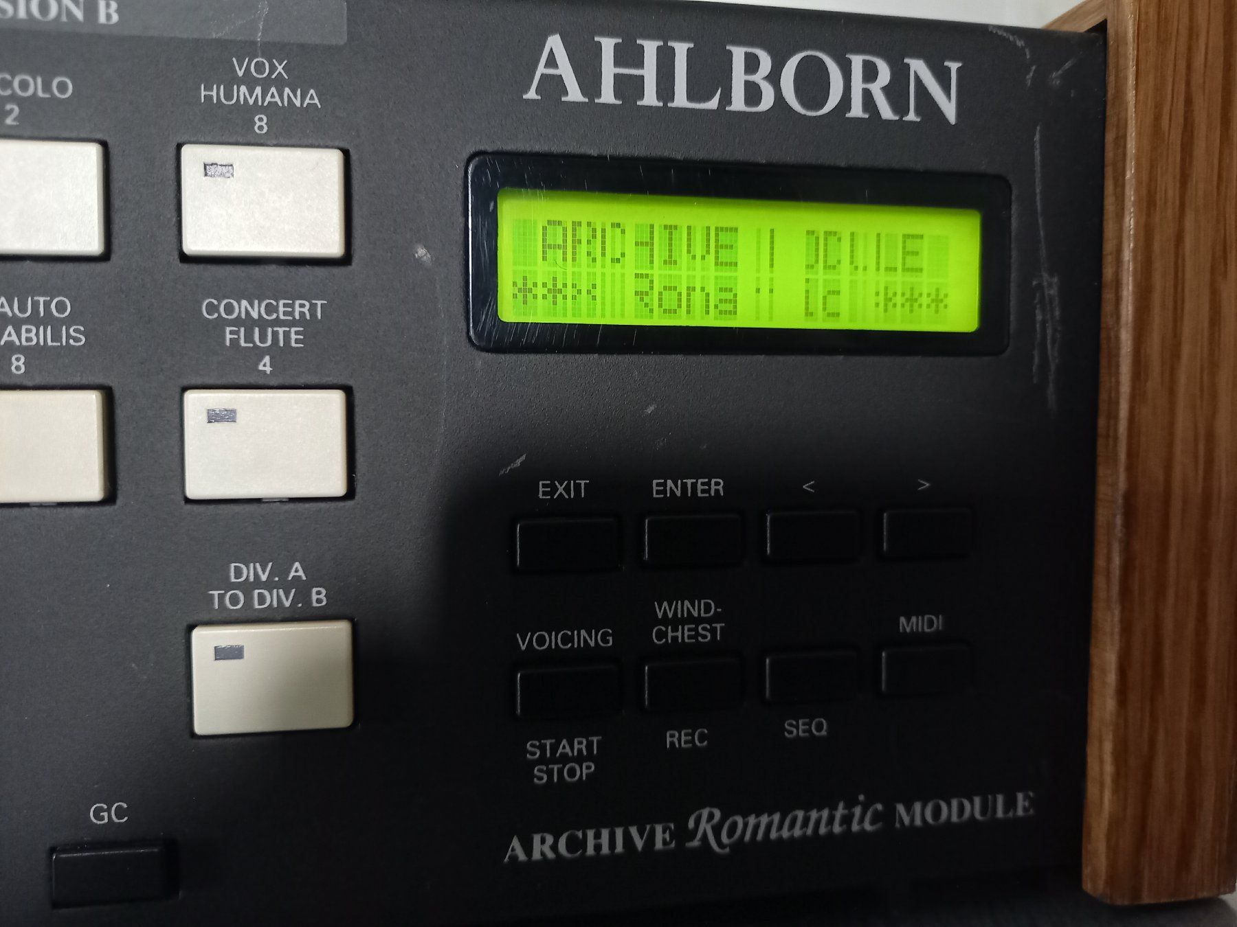 Strumenti musicali: Ahlborn Archive Romantic Modul Orgel Expander – Usato da Luzern venduto da garlicia 8