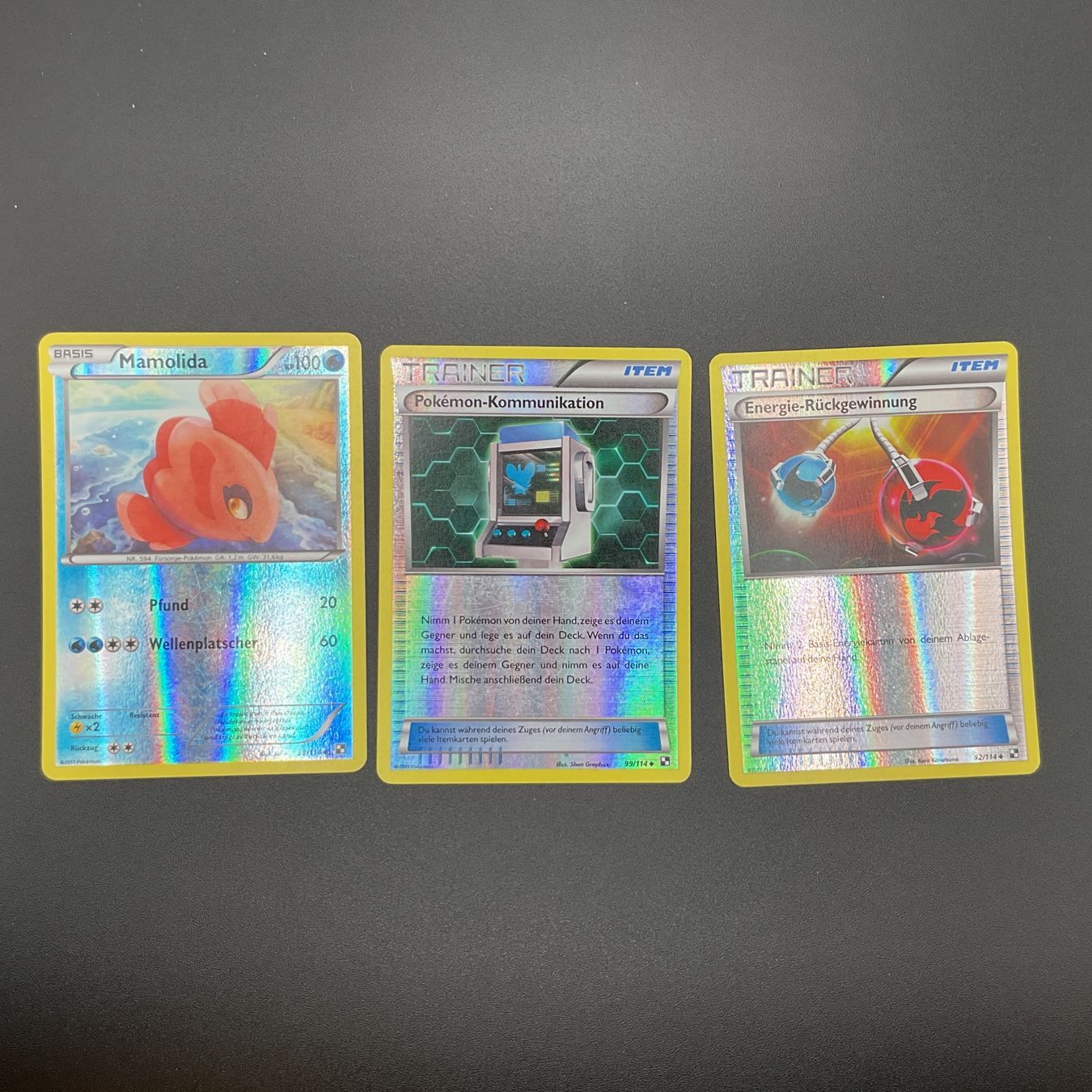 Pokémon Carte collezionabili: Pokémon Black & White 7x Reverse Holo Bunlde DE Ab 1 -. – Usato da Niederuzwil venduto da NadineS75 5