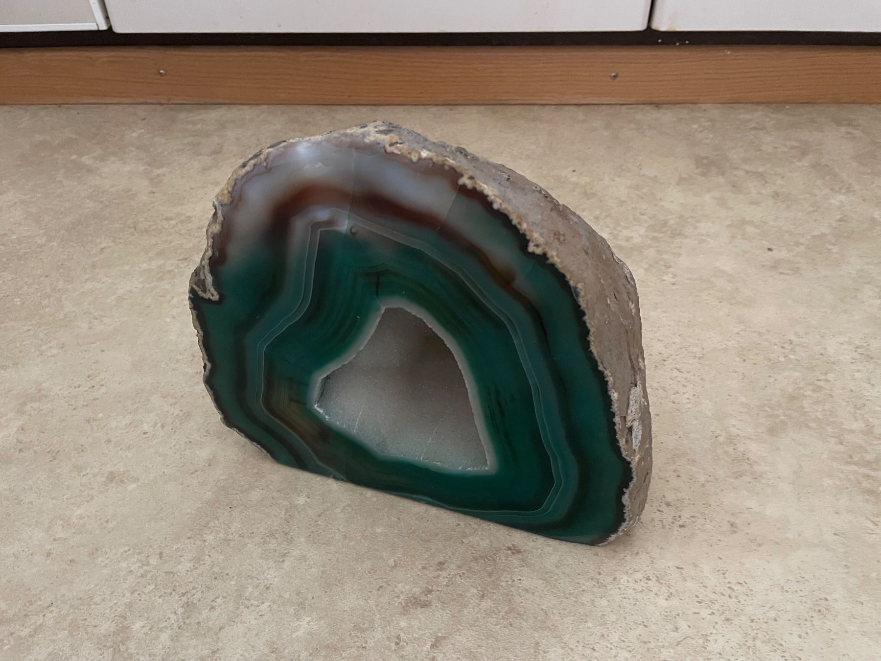 Minerali & Pietre curative: ACHATGEODE - GRÜN – Usato da Egg b. Zürich venduto da underworld 7