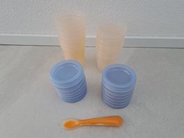 Lot de pots bébé AVENT avec couvercles + cuillère👶🥣