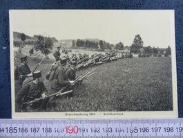 ARMEE SCHWEIZ GRENZBESETZUNG 1914 SCHÜTZENLINIE MILITÄR AK
