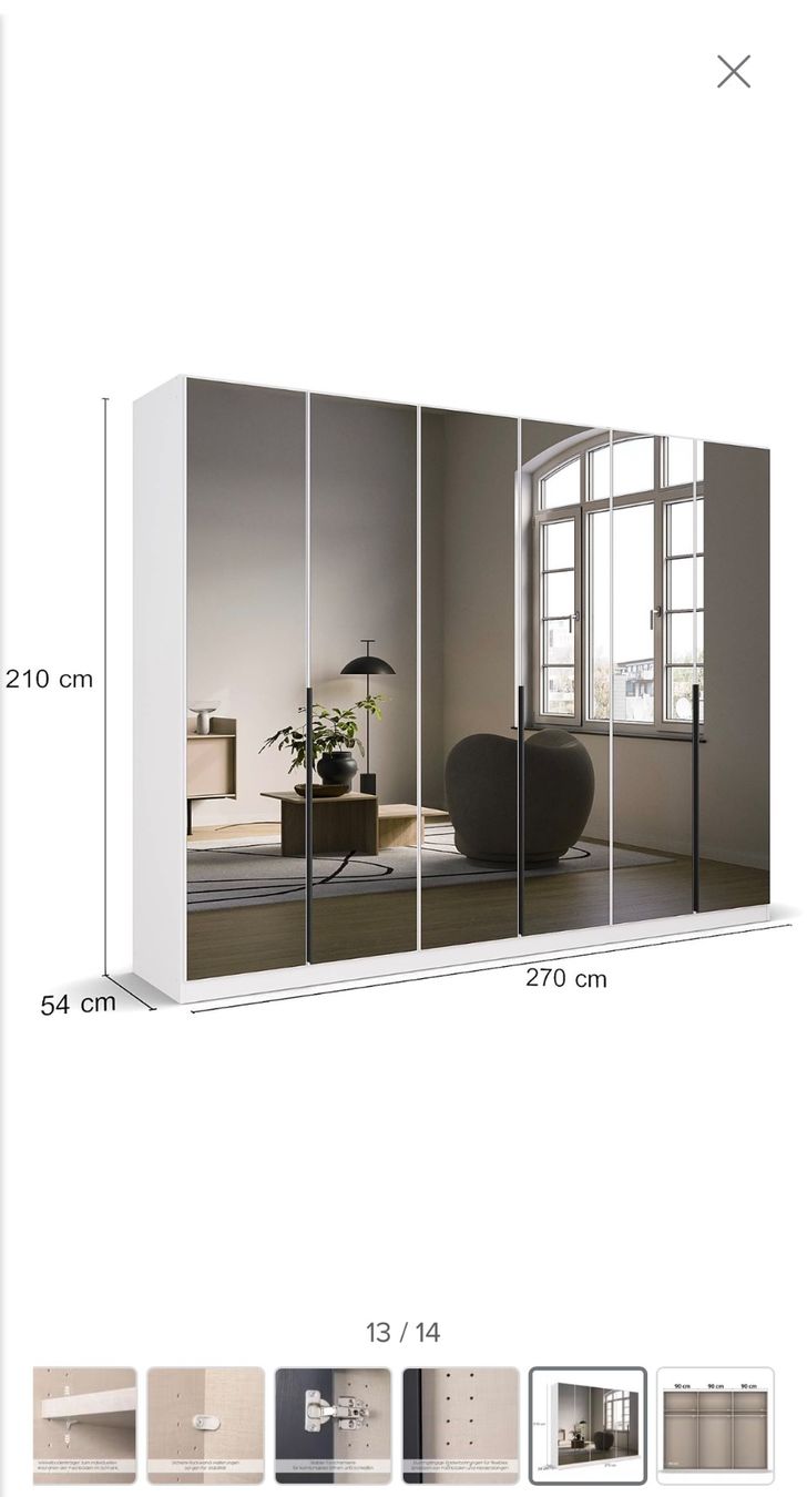 Armadi: Drehtürenschrank SKOP reflect – Usato da Trimbach venduto da abo_pn6b 1