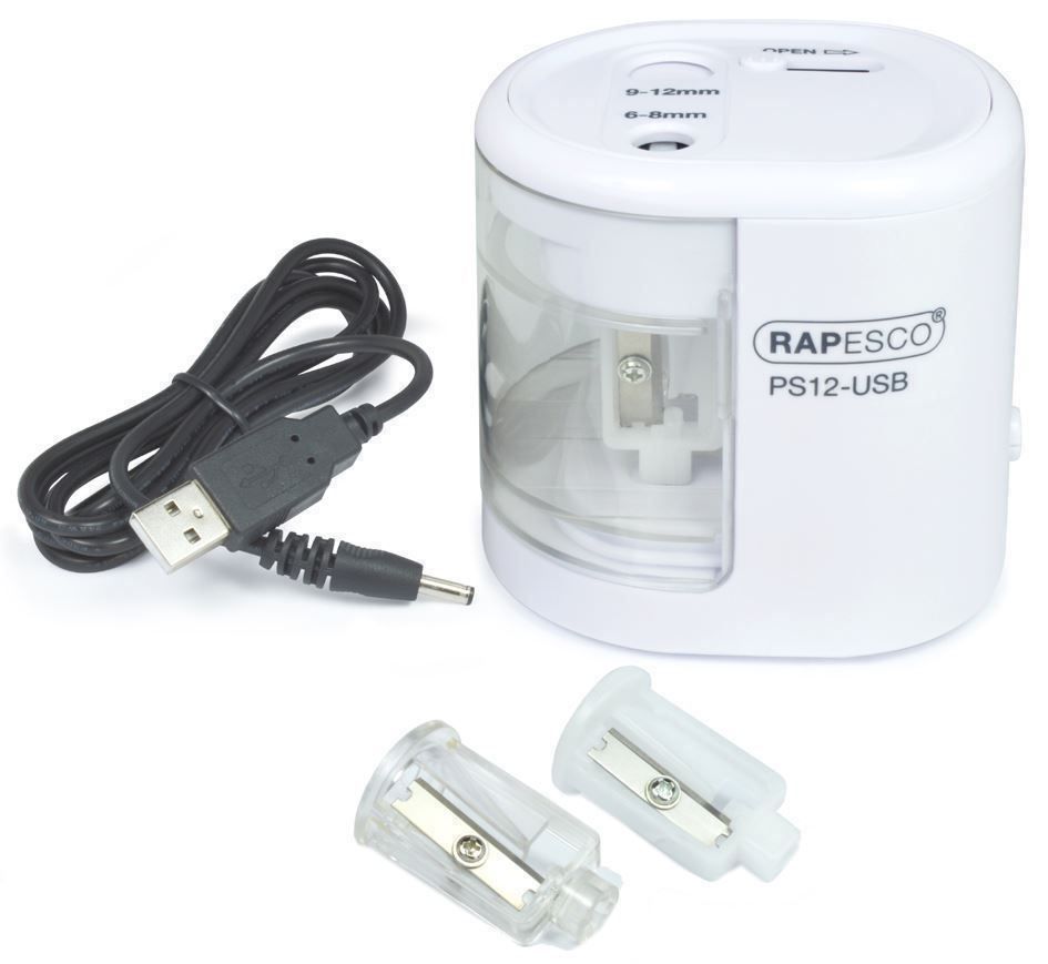 Temperini: Elektrischer Doppel-Spitzer, USB weiss – Nuovo e nell'imballaggio originale da St. Gallen venduto da cointec 6