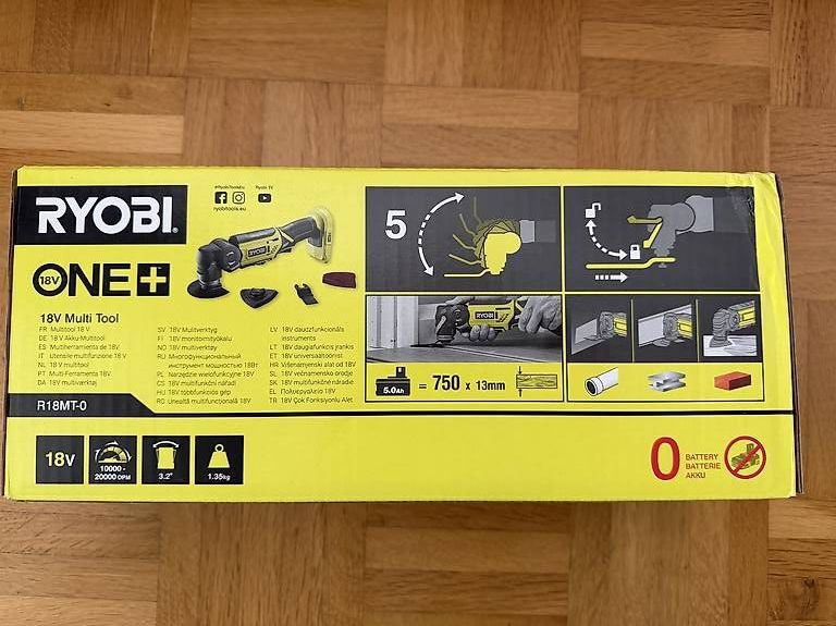 Ferplast Gabbie, trasporto & Sicurezza: Ryobi R18MT-0 Akku-Multitool Fabrikneu ungebraucht – Nuovo e nell'imballaggio originale da Zollikofen venduto da Hoplaboom 1
