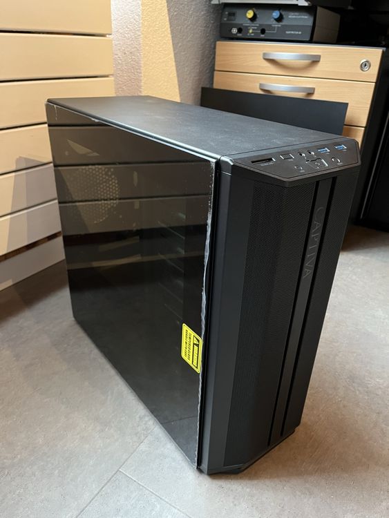 PC Gehäuse ( neu) von quot Captiva quot PC mit Glasseitenplatte (Neu (gemäss