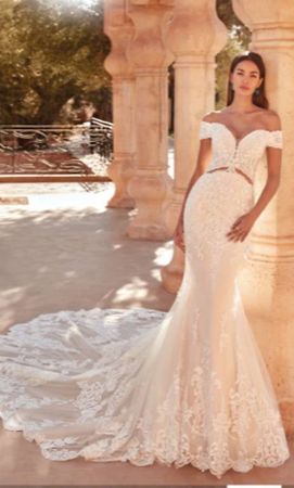 Brautkleid im Meerjungfrauen Stil von Demetrios