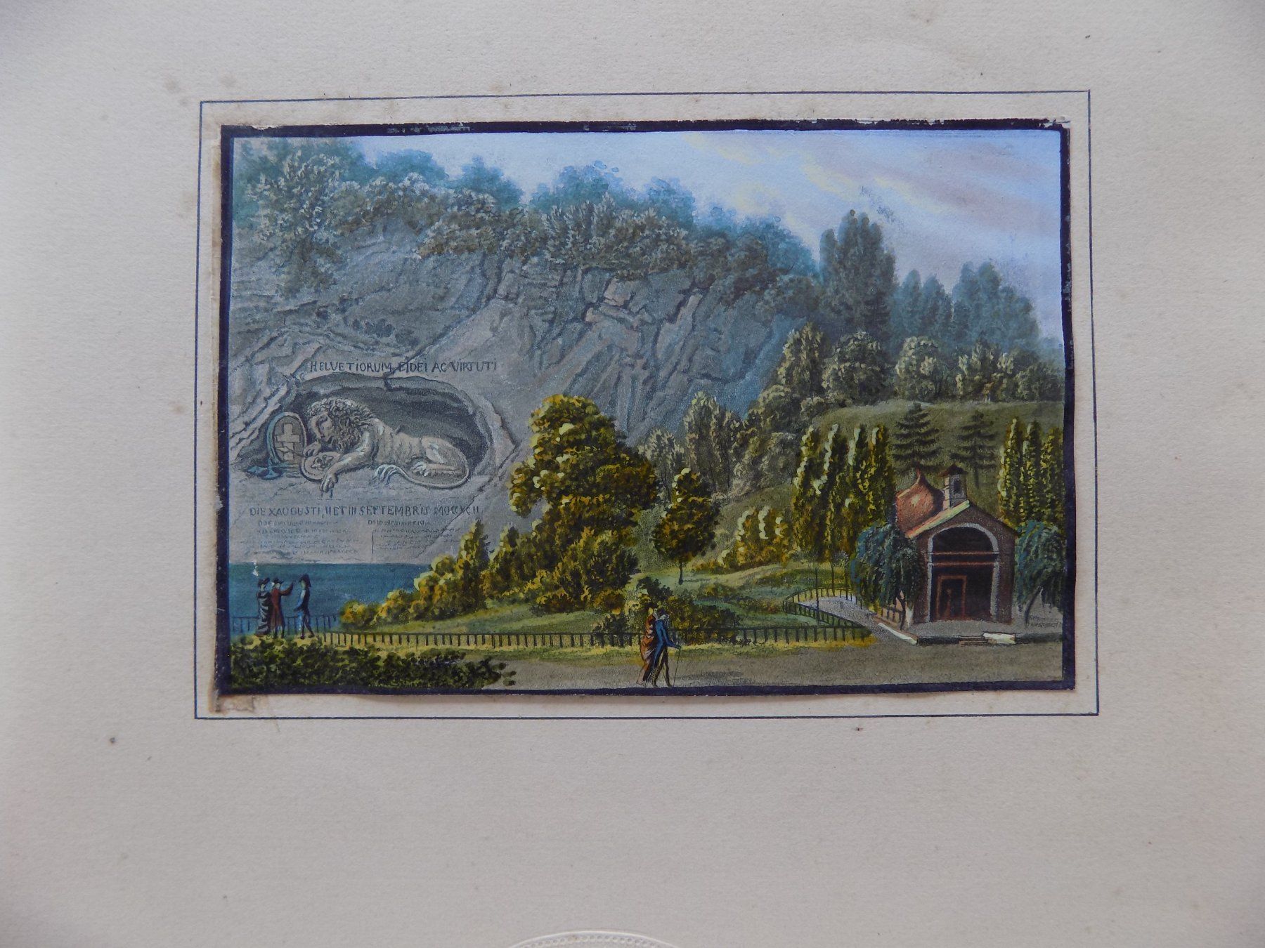 Gravures: Löwendenkmal in Luzern – D'occasion à Risch par Rischli15 1