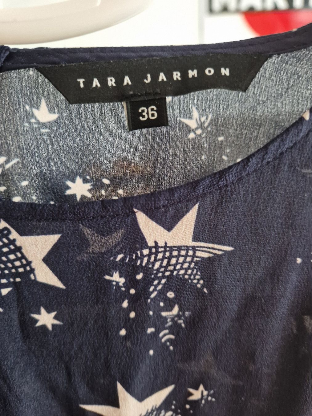Tara Jarmon Robes: Tara Jarmon Robe Étoiles T.36 Soie - – Neuf (Voir description) à Pully par Patriciaeve 3