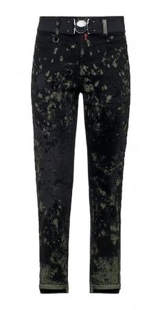 Pantalon High Use noir et kaki, taille 32-34