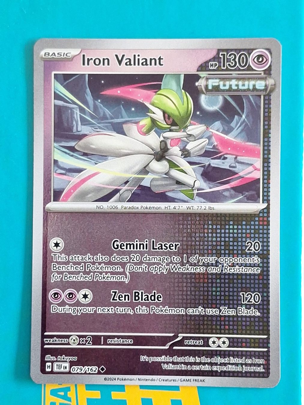Pokémon Carte collezionabili: Iron Valiant - Pokemon Temporal Forces Reverse Holo - #2.6 – Usato da Altstätten SG venduto da GGsGameshop