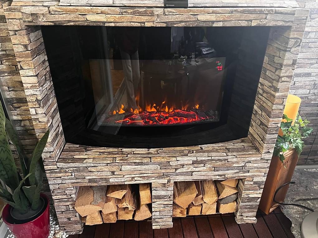 Camini: Elektrische Kamin-Heizung – Usato da Ried (Muotathal) venduto da Austrianer22 2