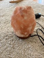 Lampada sale Himalaya in cristallo rosa con cavo 