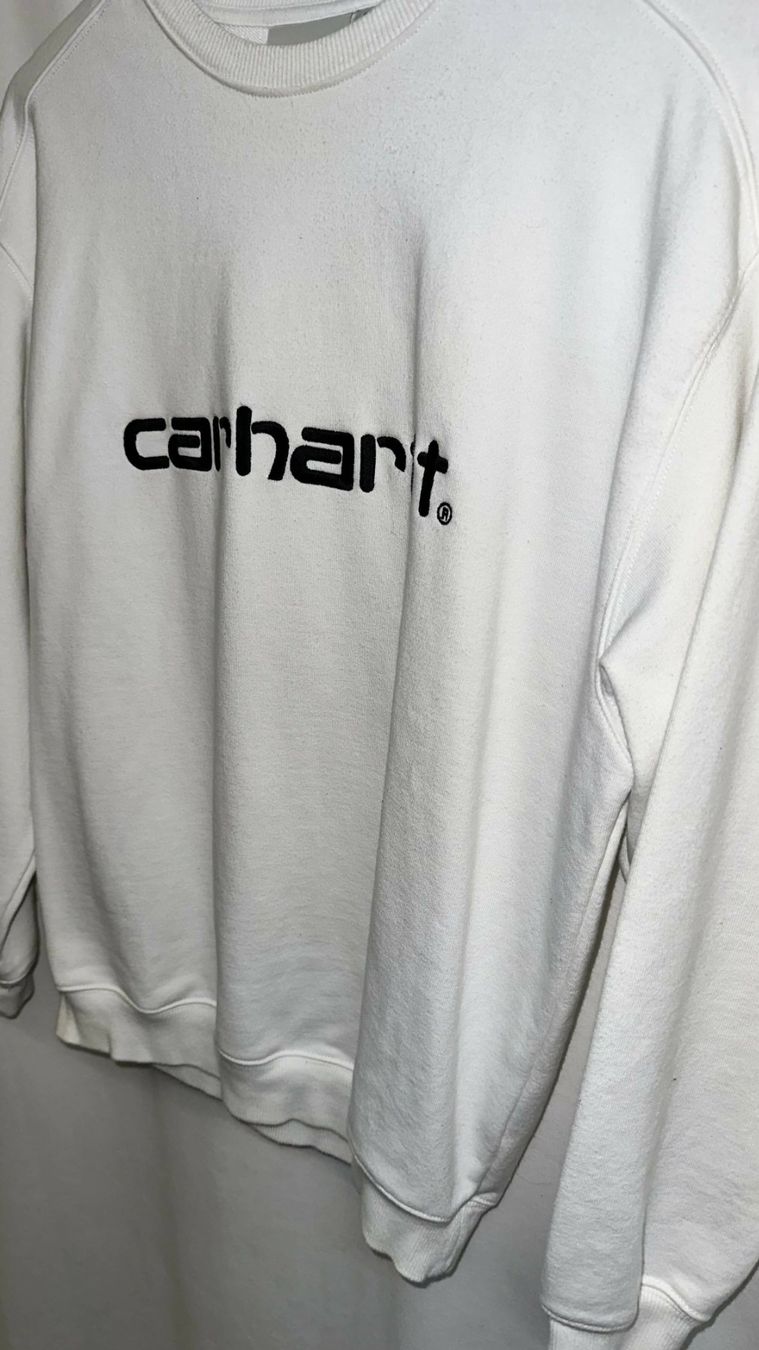 Carhartt Maglioni & Felpe: Original Carhartt Pullover weiss Gr. S / M – Usato da Sarmenstorf venduto da taosun1 1