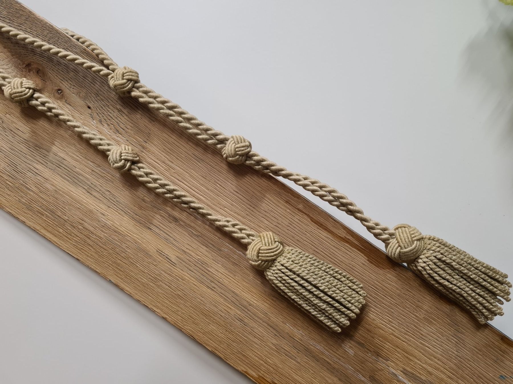 Tutte le decorazioni: *2 Retro Vorhang Kordeln, je 65 cm lang – Usato da Amriswil venduto da kleindeko 4