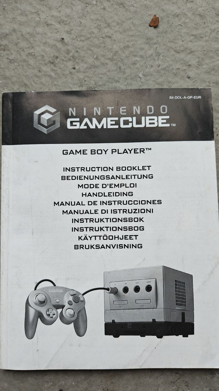 Nintendo Controller: Nintendo GameCube Game Boy Player Anleitung – Gebraucht aus Montagnola von mattbert86
