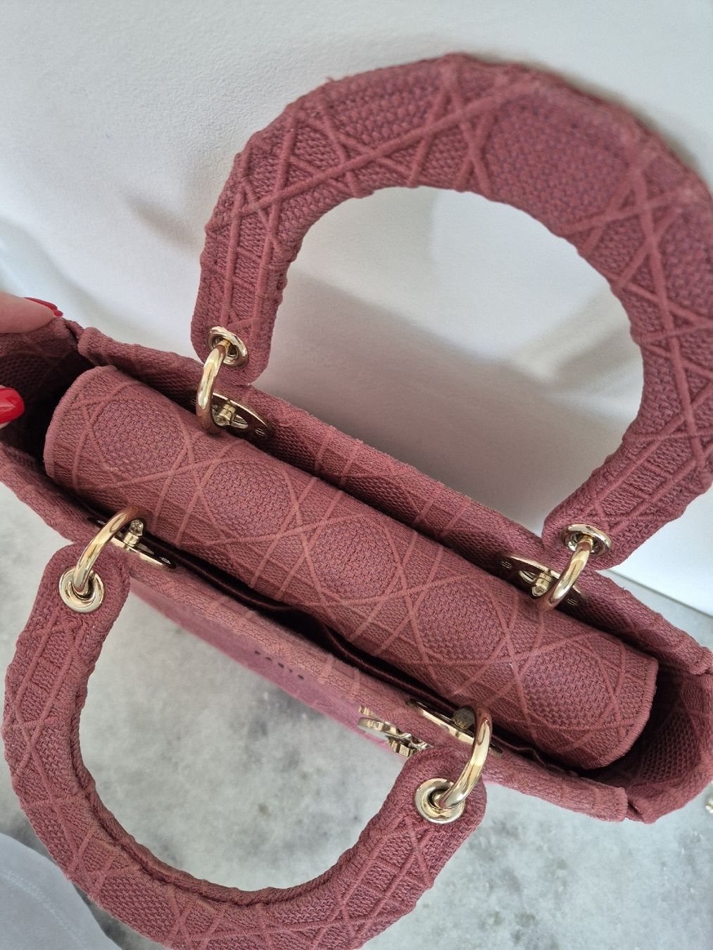 Dior Borse da donna: Authentic Christian Dior Lady D-Lite Bag - Pink! – Usato da Zürich venduto da mar_cz7s 2