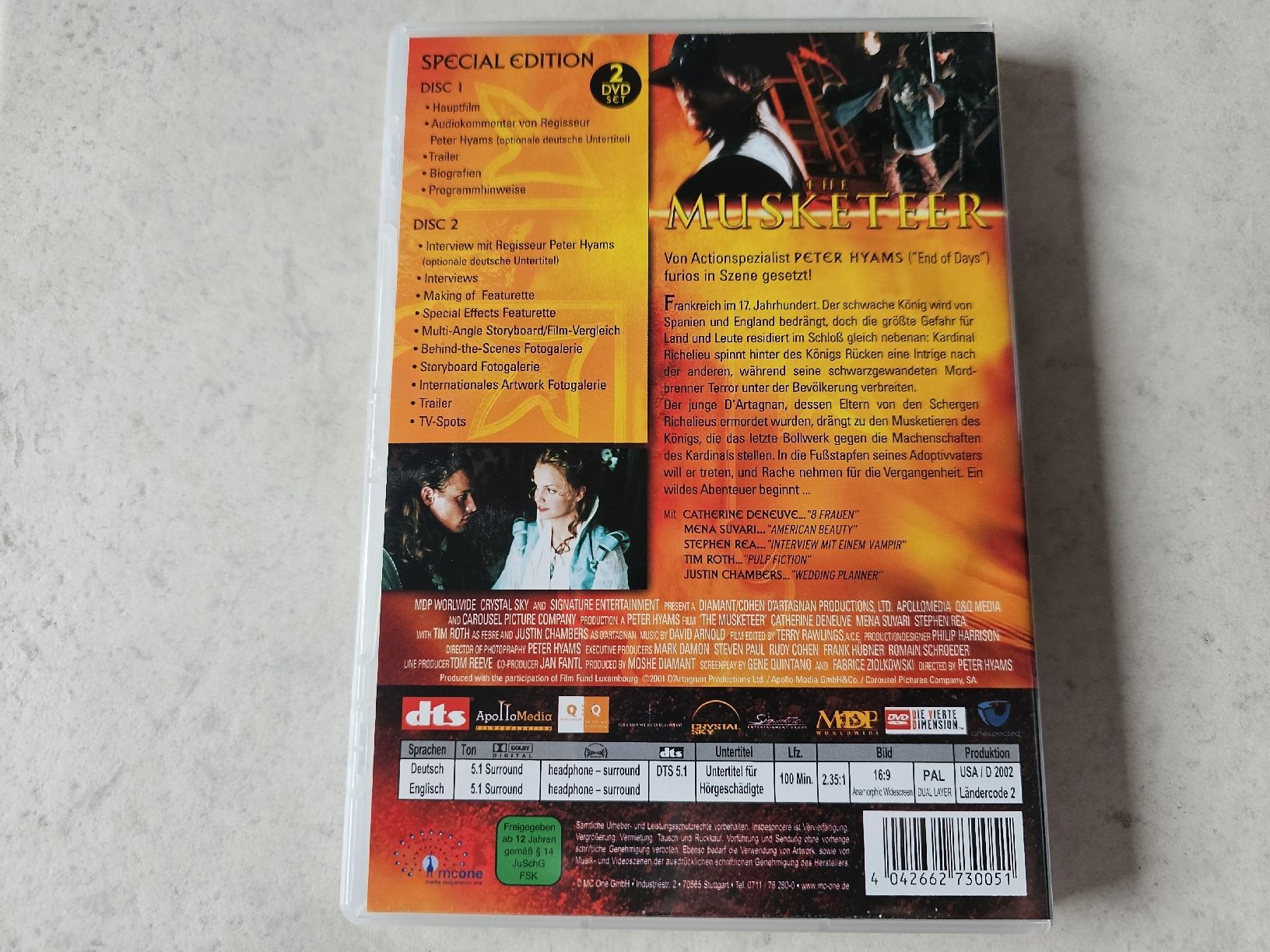 Alle DVDs: The Musketeer  /  Special 2 DVD Set Edition – Gebraucht aus Schneisingen von backstore24 1