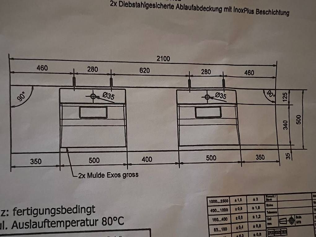 Eviers & lavabos: Doppelwaschtisch Franke neu – Neuf avec emballage d'origine à St. Gallen par jas_fwv7 2