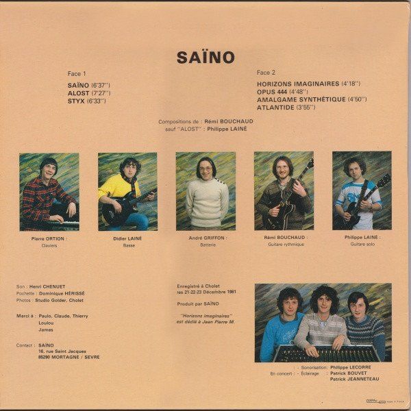 Dischi in vinile: LP SAINO - Same – Usato da Bettlach venduto da galileo-records 1