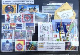 CH Briefmarken Post Jahresserie 1999 No 358.320 original