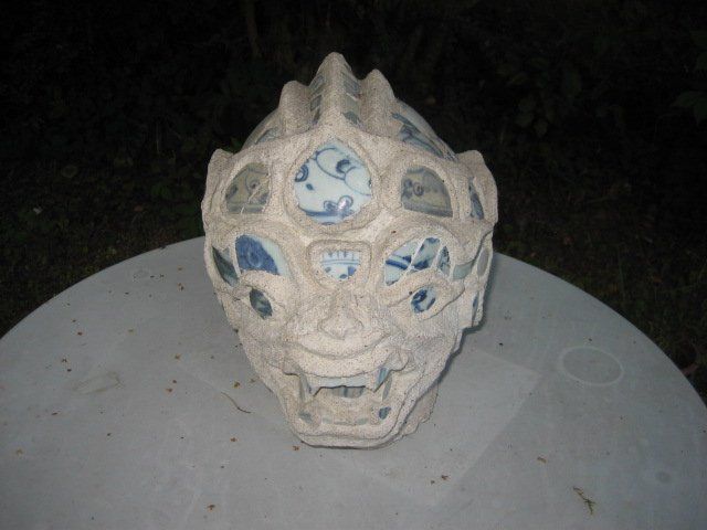 Statuette: Tigerkopf Japanisch schwer – Usato da Winterthur venduto da Lunaticalpha1 1