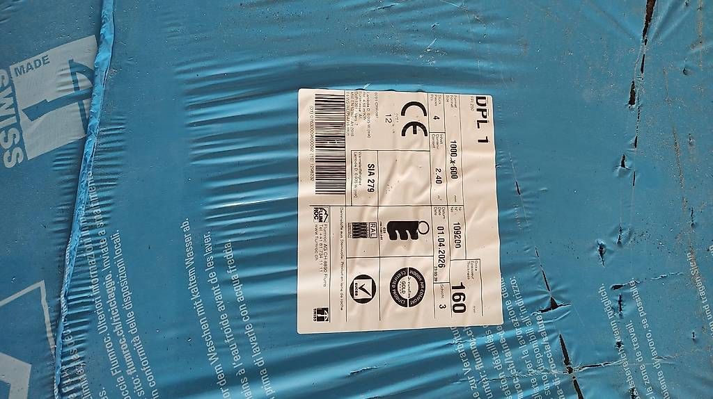 Materiale di riempimento: Isolation Flumroc Typ 1 – Nuovo e nell'imballaggio originale da Landquart venduto da jul_f6zb