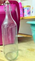Grosse Glasflaschen  mit Verschluss 2Liter