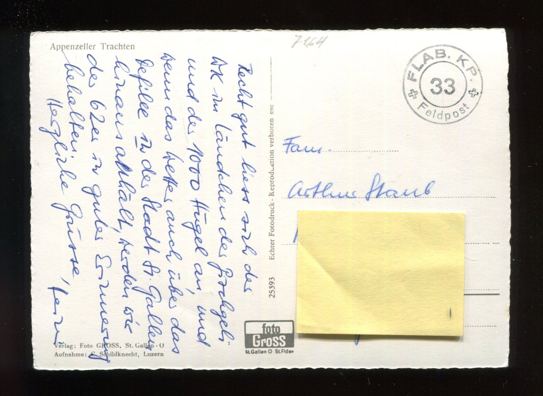 Cartoline postali: Appenzeller Trachten – Usato da Aarau venduto da Elmaar41 1
