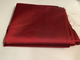 Dicker rote glänzender Seiden-Stoff ca 90-140cm (T:1)