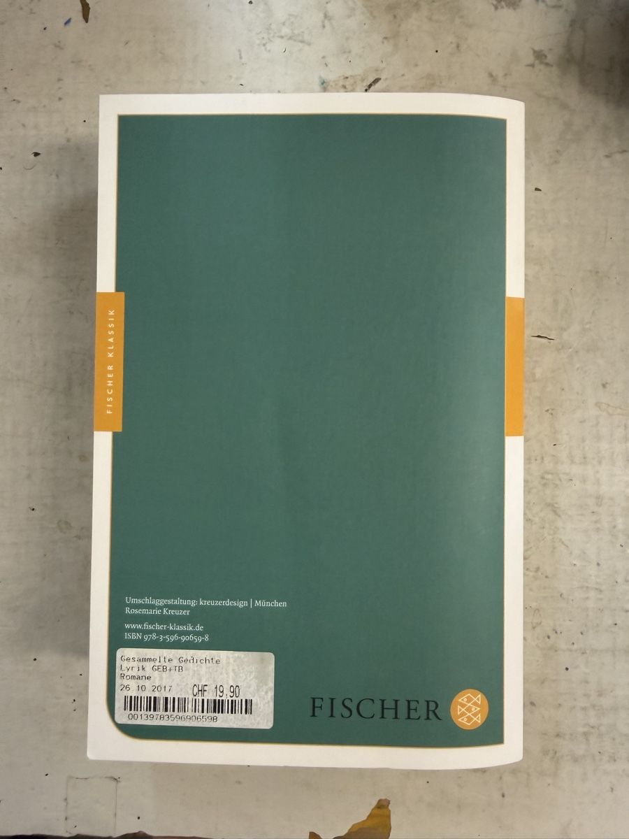 Libri: Robert Gerbhardt: Gesammelte Gedichte – Usato da Dietikon venduto da Buchantiqdietikon 1