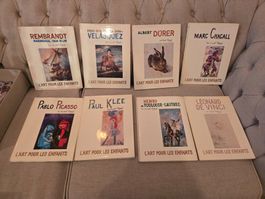 Vintage - L'art pour les enfants - 8 volumes - Rare