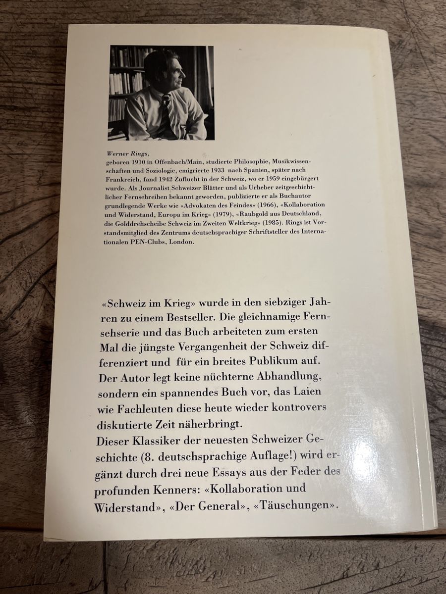 Libri: Schweiz im Krieg: Bildband - Werner Rings – Usato da Zuoz venduto da Grr1974 3