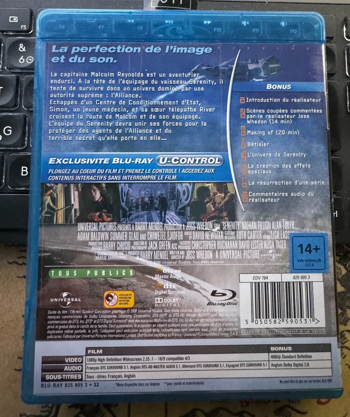 Tous les DVDs: Serenity (2005) - Blu-ray – D'occasion à Semsales par __Florian__ 2