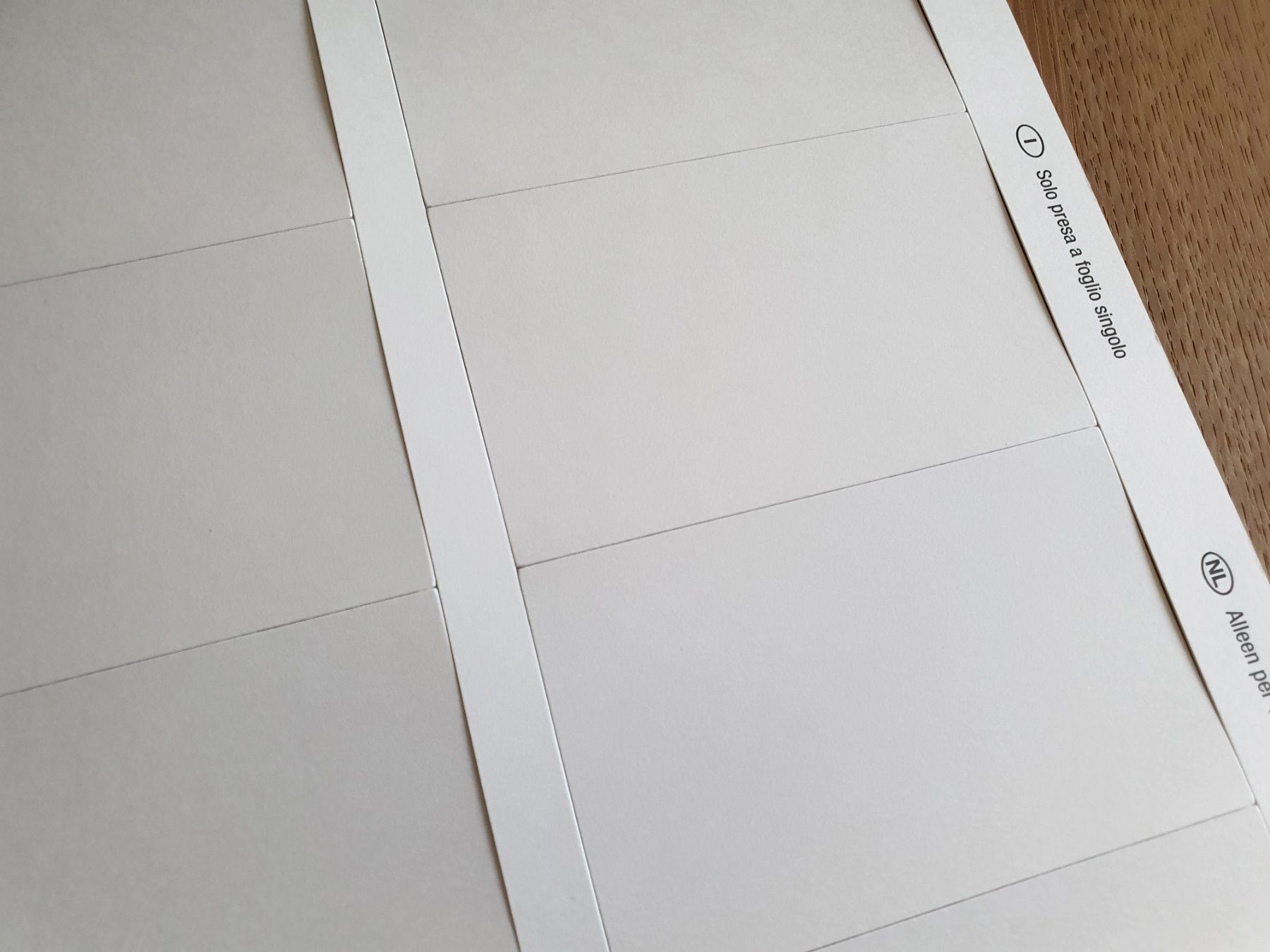 Avery Zweckform Carta: Zweckform Visitenkarten Papierbögen mit glatten Kanten – Nuovo (secondo la descrizione) da Winterthur venduto da Nooitgedagt 3