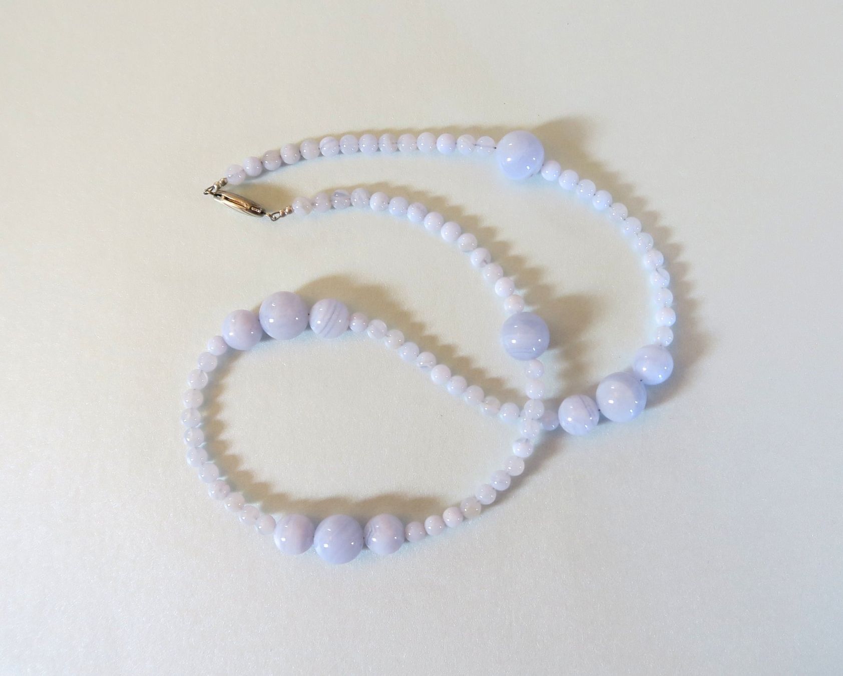 Catenine: Chalcedon Perlenkette – Usato da Brittnau venduto da marlenestone 1