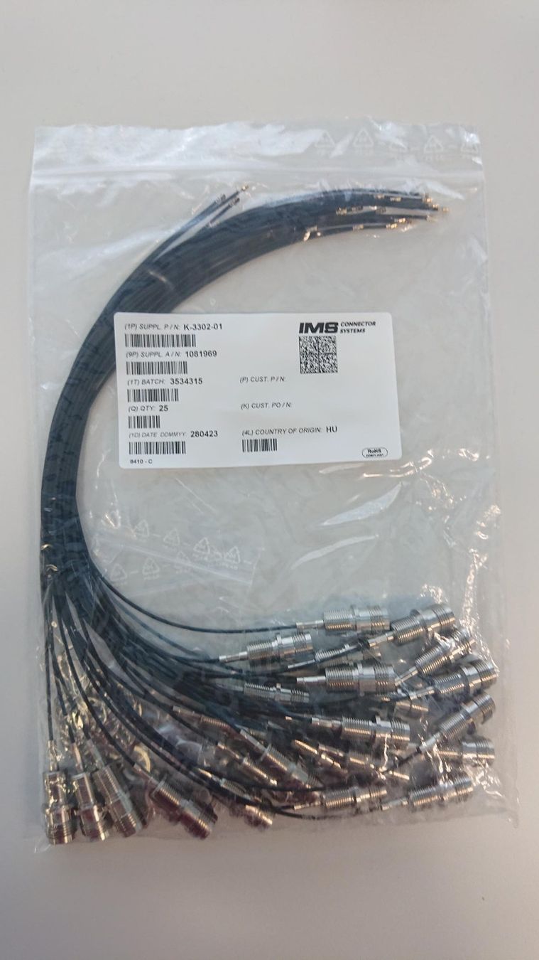 Cavi: 25 Stk Antennenkabel IMS K-3302-01 – Nuovo e nell'imballaggio originale da Grenchen venduto da Zombiepolizist