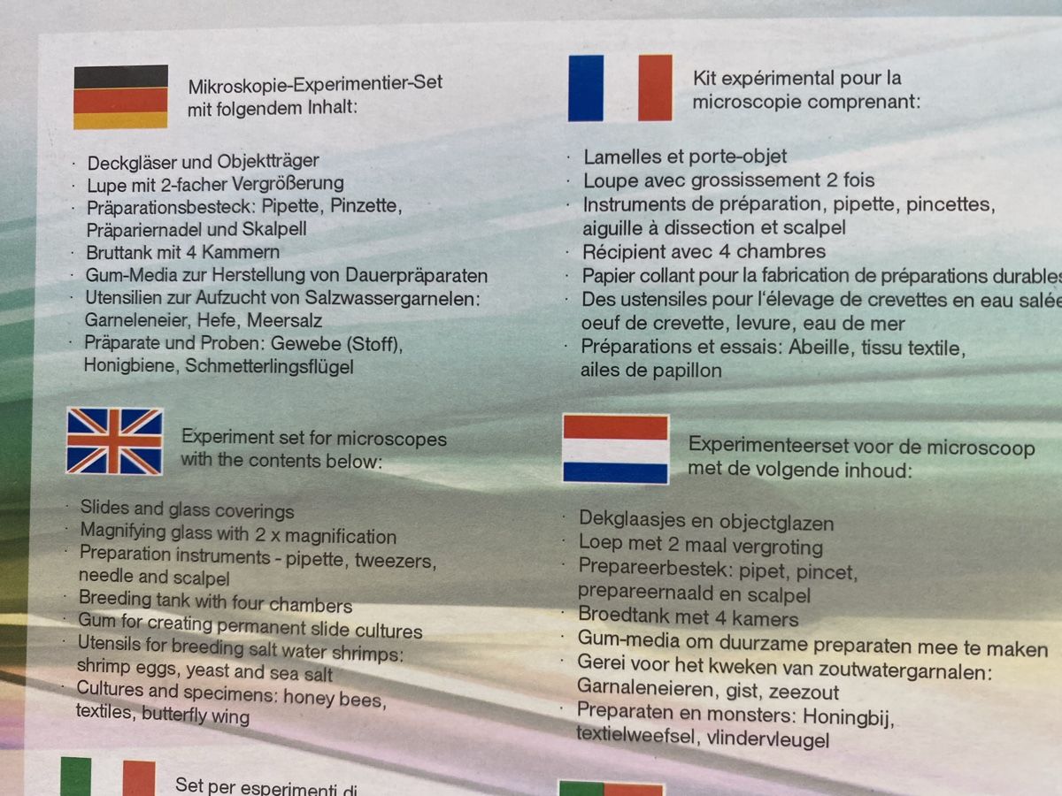 Kit di costruzioni: Bresser junior Experiment Set neu und ungeöffnet – Nuovo e nell'imballaggio originale da Muri b. Bern venduto da mugichan1 2