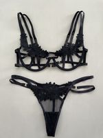 Bluebella Dessous-Set Schwarz, Gr. 75C